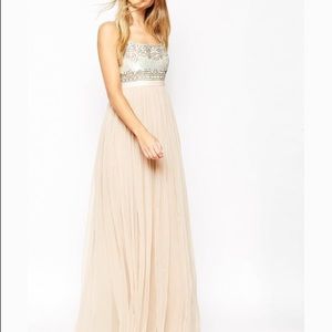 Needle & Thread tulle maxi dress